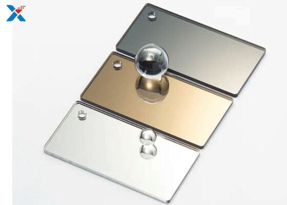 ซื้อ ขายส่งแผ่นกระจกอะคริลิคพลาสติกสีเงินสำหรับตกแต่งน้ำหนักเบา online manufacture